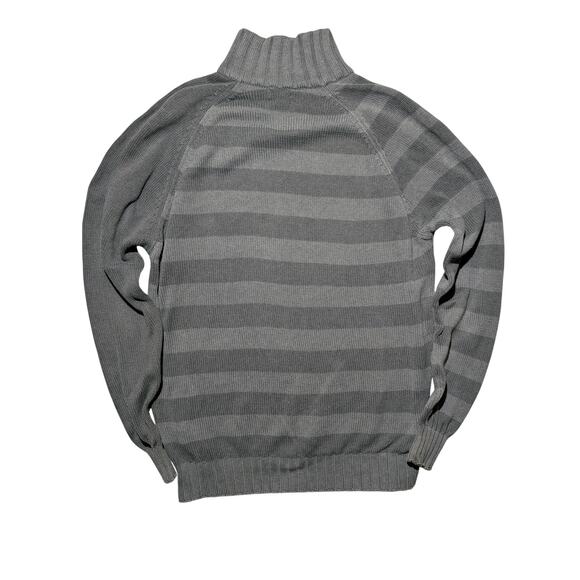 Vintage United Colors of Benetton Full Zip Knit‎ Sweater Jacket Gray XL Italy - Picture 5 of 13